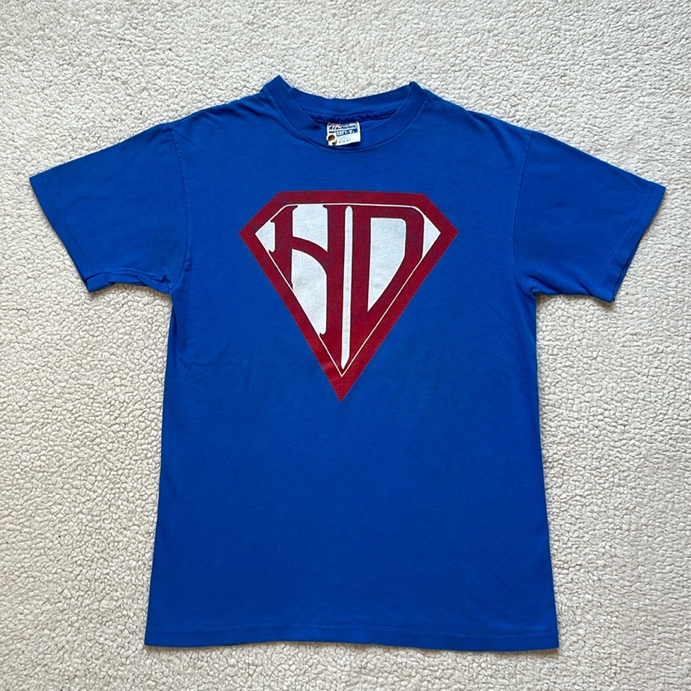 Extremely Rare Vintage 1981 Harley Davidson Superman Spoof Tee